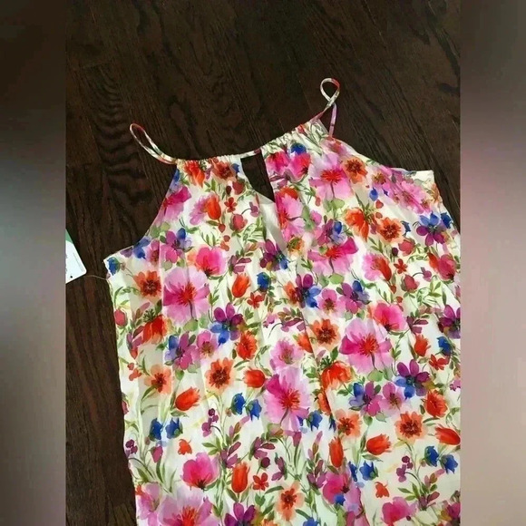 Dear John/Anthropologie Women's M Ryo Strap Halter Maxi Dress Garden Party NWT!! - Picture 14 of 16